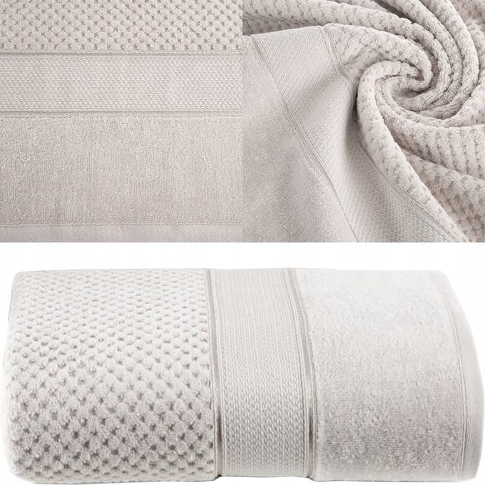 Luxe katoenen badhanddoek 30x50cm, 500 g/m², beige