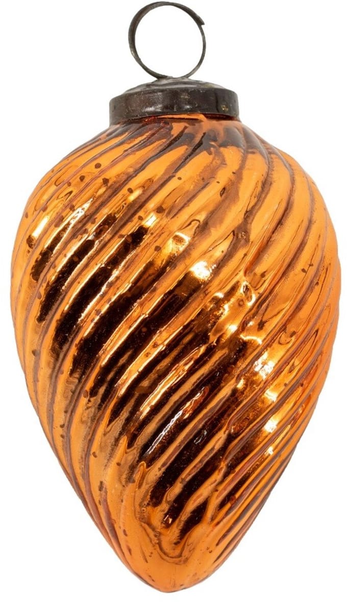 HomeBound by KY | Glazen kerstbal copper | 10x10x10cm | kerstbal