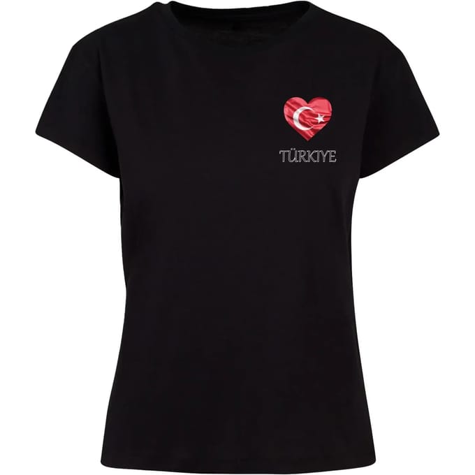 Merchcode - Turkey with Ladies Everyday Heren Tshirt - XS - Zwart