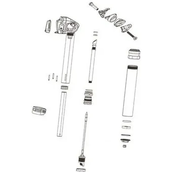 Klemschroevenset voor zadelpen Rockshox Reverb/Stealth B1