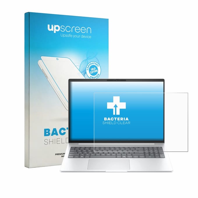 upscreen - Screenprotector voor HP EliteBook 8 G2a 16" - Folie Beschermfolie transparant antibacterieel