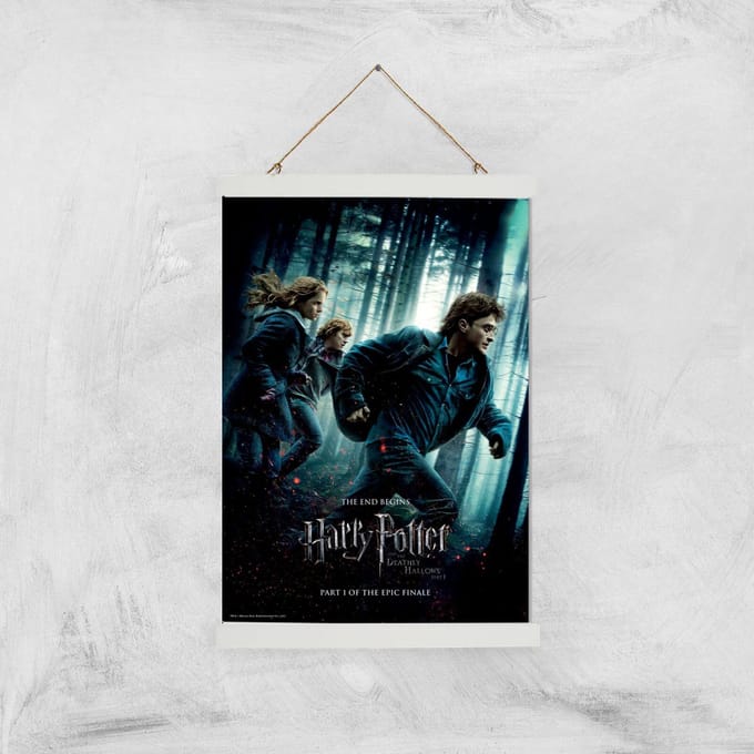 Harry Potter and the Deathly Hallows Part 1 Giclee Art Print - A3 - White Hanger