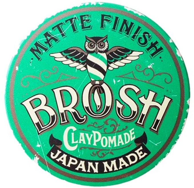 Brosh Matte Clay Pomade 120g - Sterke Hold - Matte Finish - Waterbasis - Japanse Kwaliteit