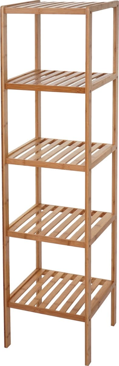 Badkamerplank MCW-B18, badkamermeubelplank, bamboe ~ 140x34x33cm