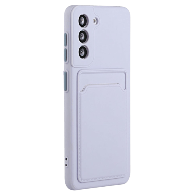 CaseBody Samsung S23 FE Telefoonhoesje met Kaarthouder Paars
