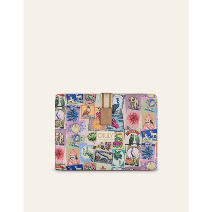 Oilily Libby Laptop Sleeve- maatOne size Almond Oil