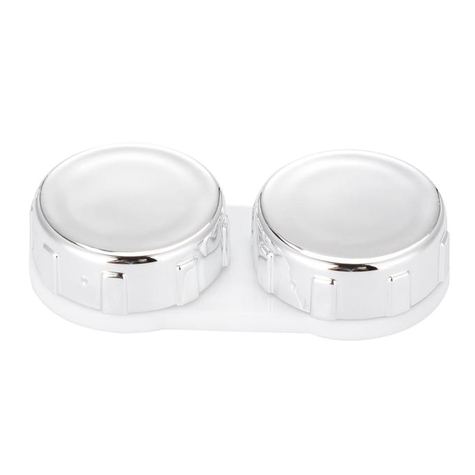 Mini Contactlenzenhouder Oogverzorging Lenzen Container Doosje Draagbare Spiegel Doos Wit wit
