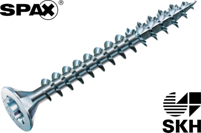 Spax Spaanplaatschroef Verzinkt Torx 6.0 x 60 - 100 stuks