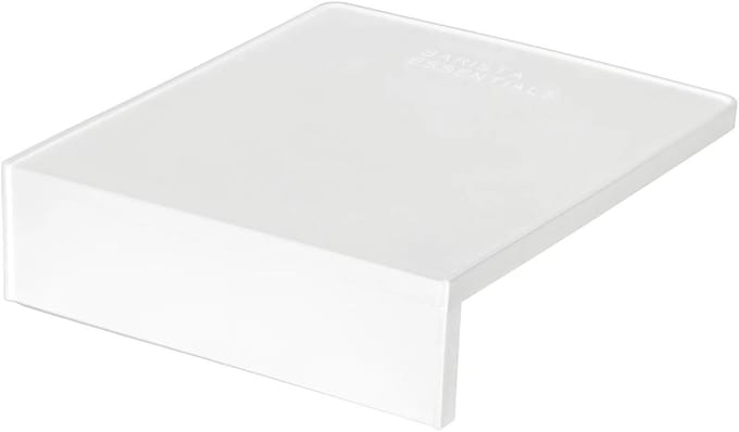 Tampermat Hoek - Klein - Wit - Tampingmat – Tamper Mat - Corner – Espressomachine - Barista Essentials