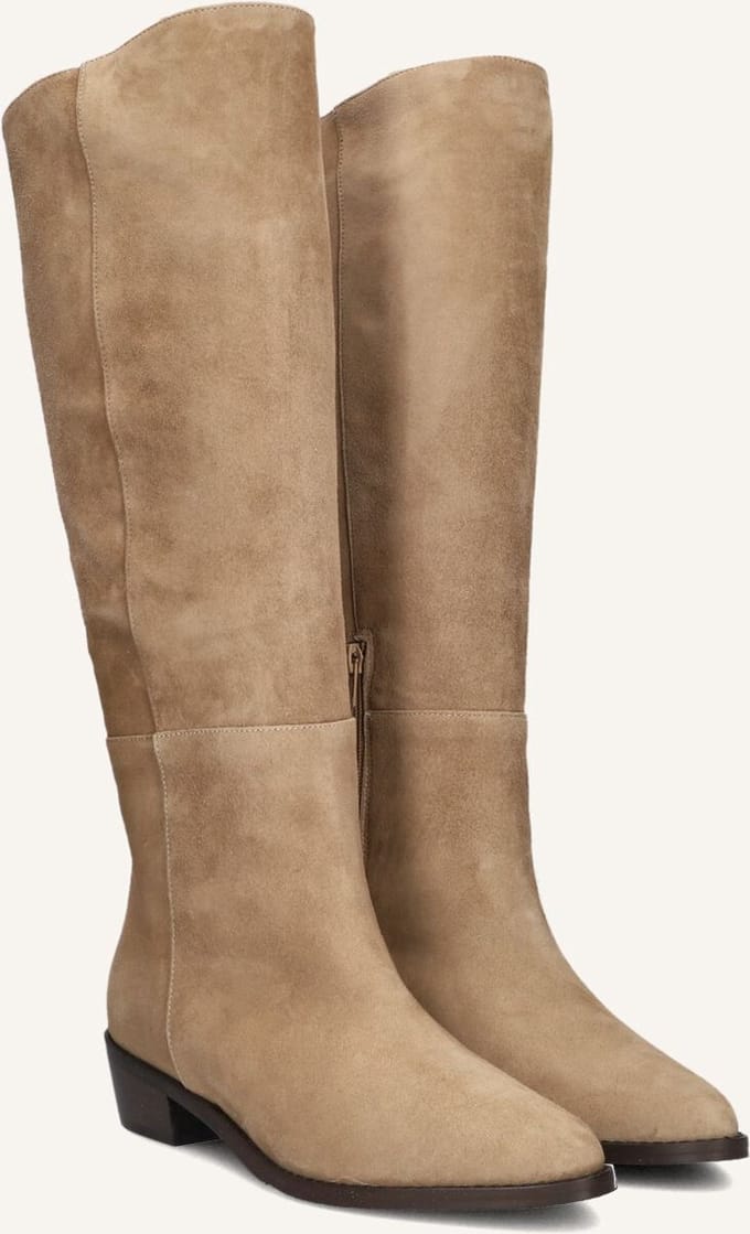 Notre-V 39492 Laarzen - Suède - Dames - Camel - Maat 37