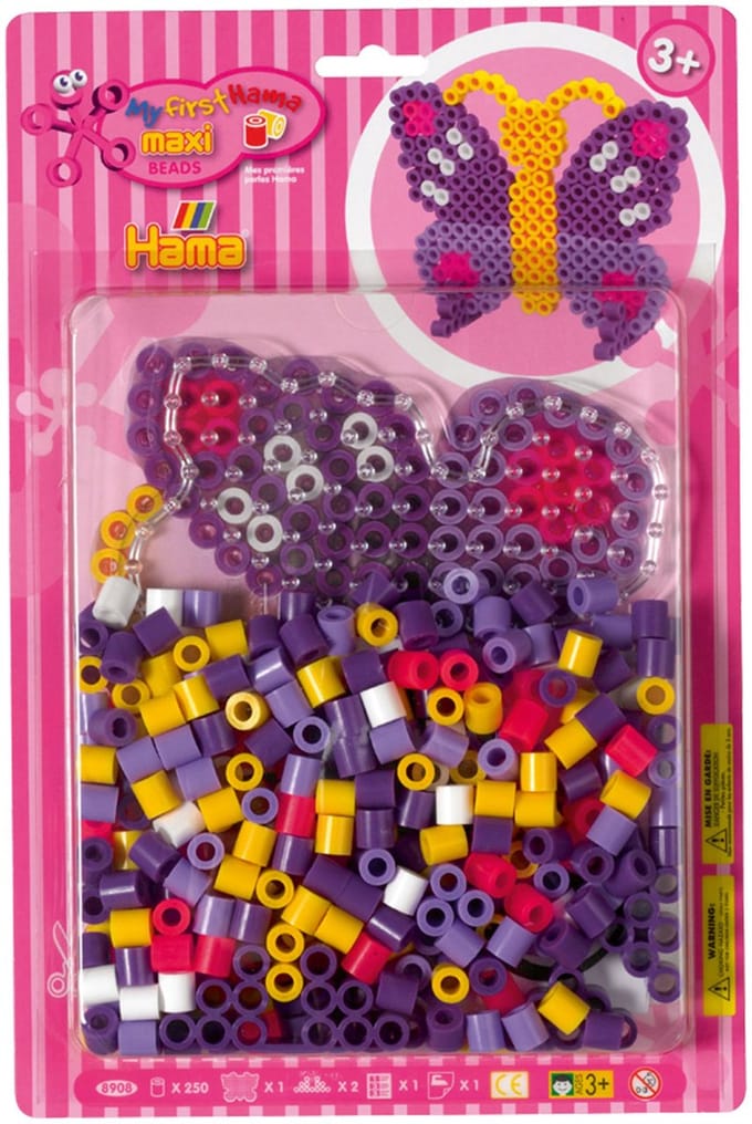 Hama Maxi Strijkkralen Blister Pack Vlinder 250 Stuks