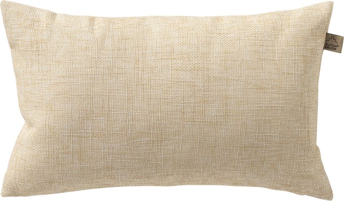 Dutch Decor NERIDA - buitenkussen 30x50 cm - waterafstotend en uv-bestendig - Creme Brulee - beige