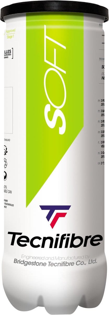 Tecnifibre Soft Stage 1 Groen Tennisbal Uitvoering : Tecnifibre Soft Stage 1 Groen