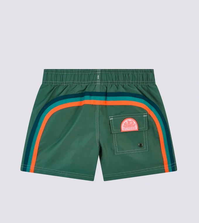 SUNDEK JONGENS ZWEMSHORT camo green-12jaar
