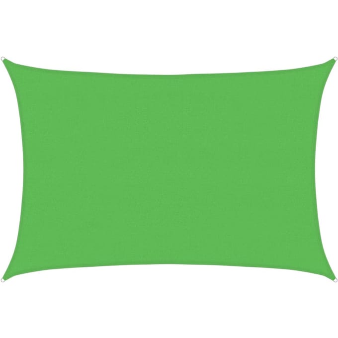 vidaXL - Zonnezeil - 160 - g/m² - 4x6 - m - HDPE - lichtgroen