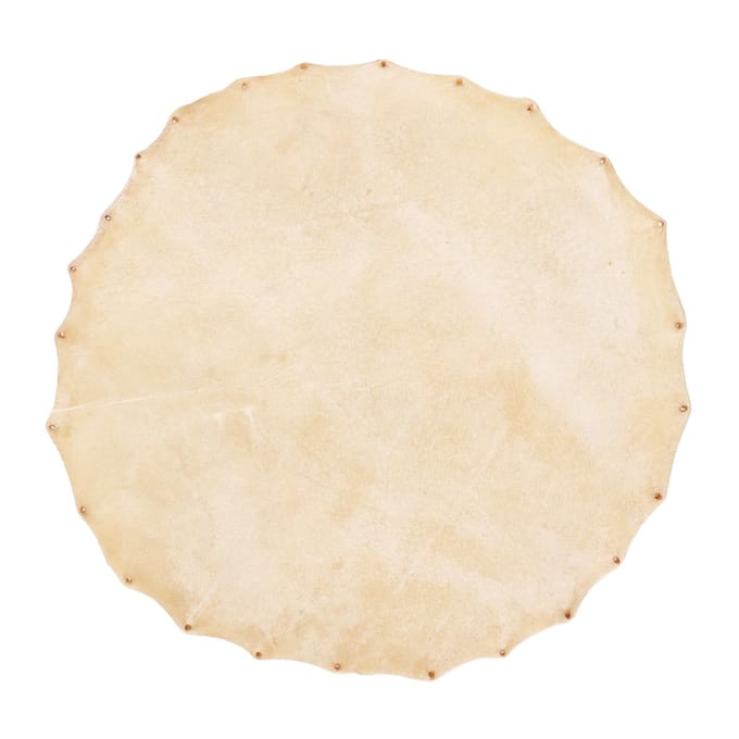 Geitenvel Drumvel voor Bongo Sjamanen Drums Djembe Vervangende Onderdelen Accessoires 36cm Diameter beige