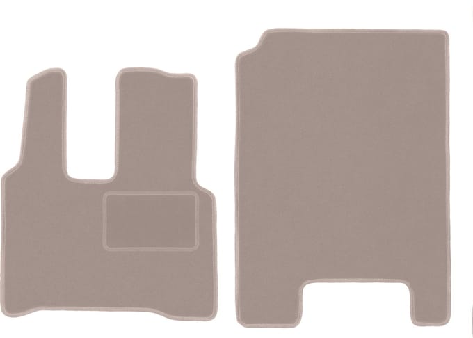 Beige veloursmatten voor: Mercedes Actross MP4 truck (2011-)