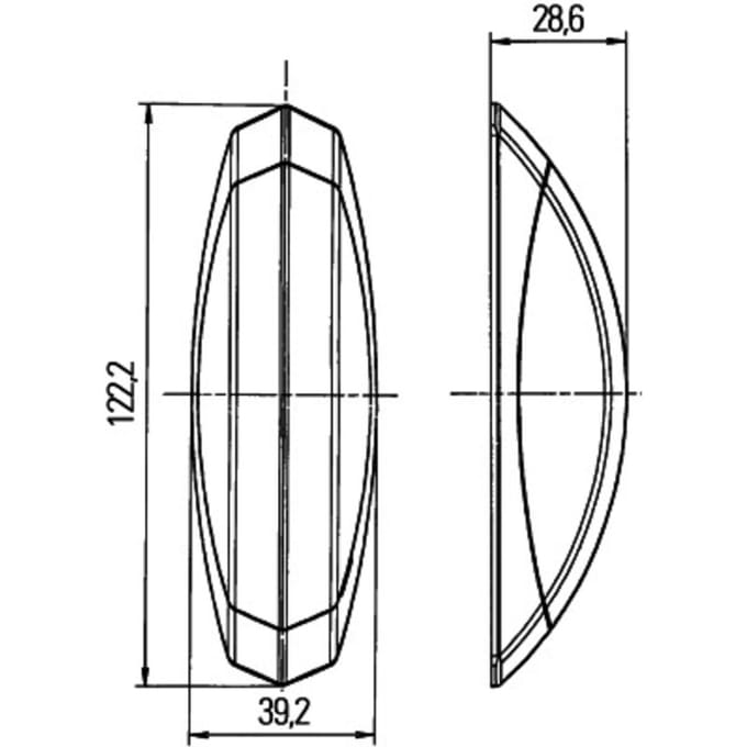 Markeringslicht HELLA 2XS 008 479-061 links