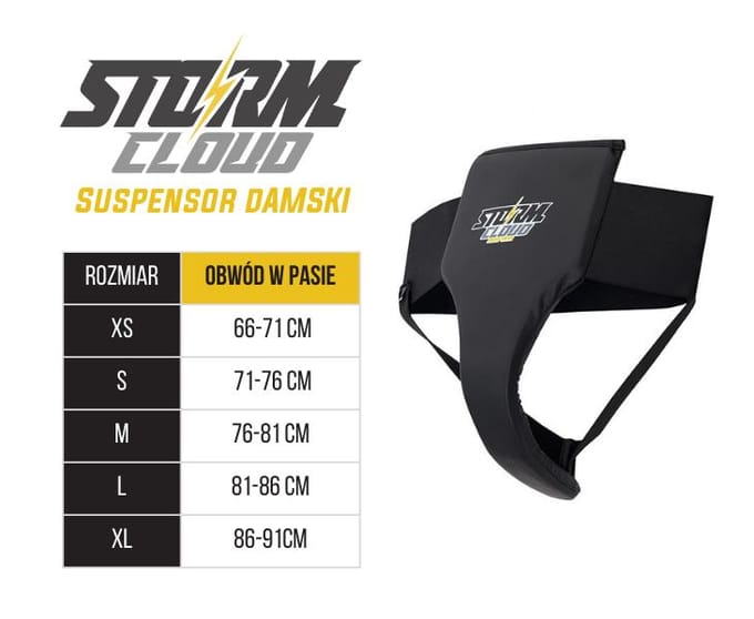 StormCloud - Dames Boks Suspensor - Ochraniacz - XL