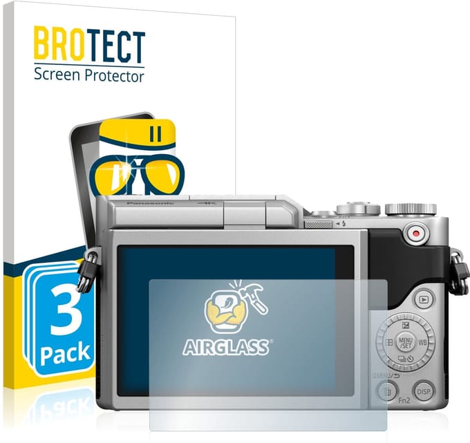 Screenprotector 3 Stuks voor Panasonic Lumix DC-GX800 Beschermglas transparant