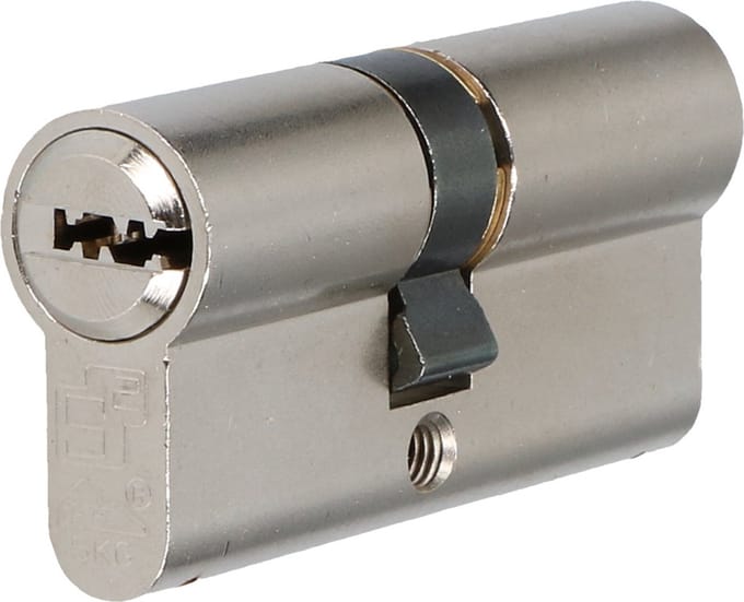 S2 veiligheidscilinder F6 30/35 SKG 2, dubbele profielcilinder (verschillend sluitend)