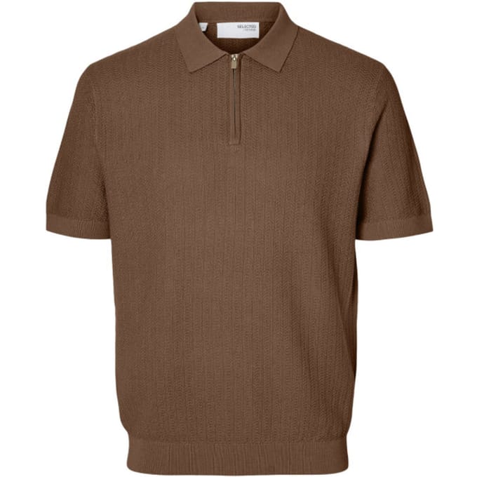 Regular fit poloshirt van puur biologisch katoen model 'CRAN'