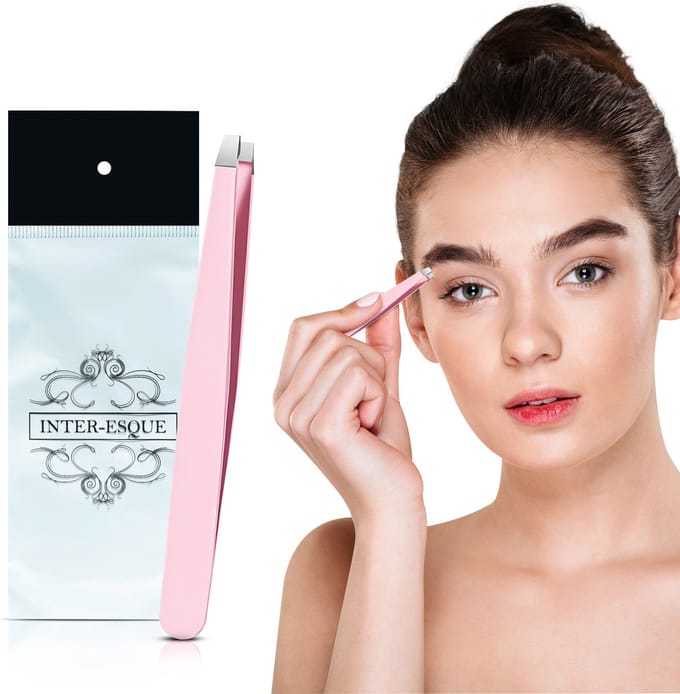 INTER-ESQUE - Epileer pincet - Tweezer - Epileren - Roze