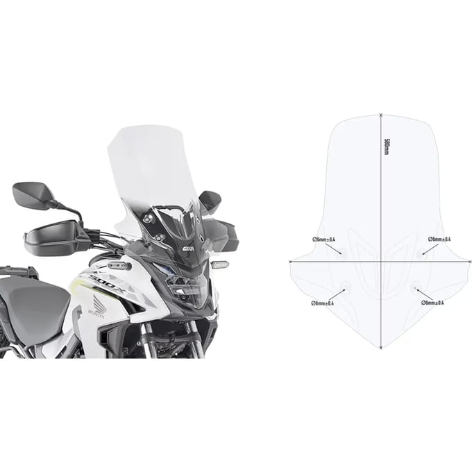 Motorfietsbel Givi Honda Cb 500 X (2019)