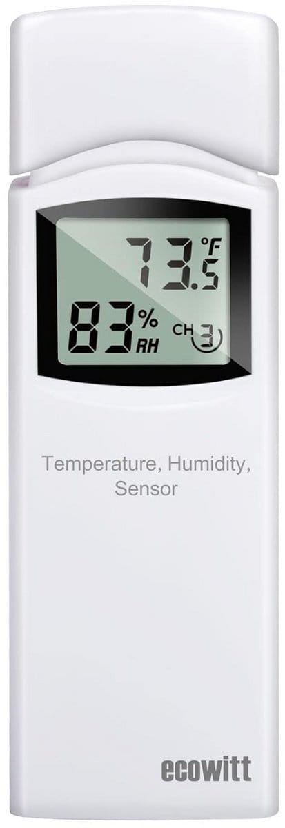 Draadloze Thermometer en Hygrometer - Binnen en Buiten Temperatuur en Vochtigheid Meter met LCD Display en App Besturing