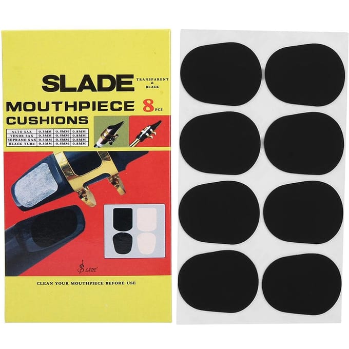 Bariton Altsaxofoon Mondstuk Kussens Patches Pads (0.5MM) yellow