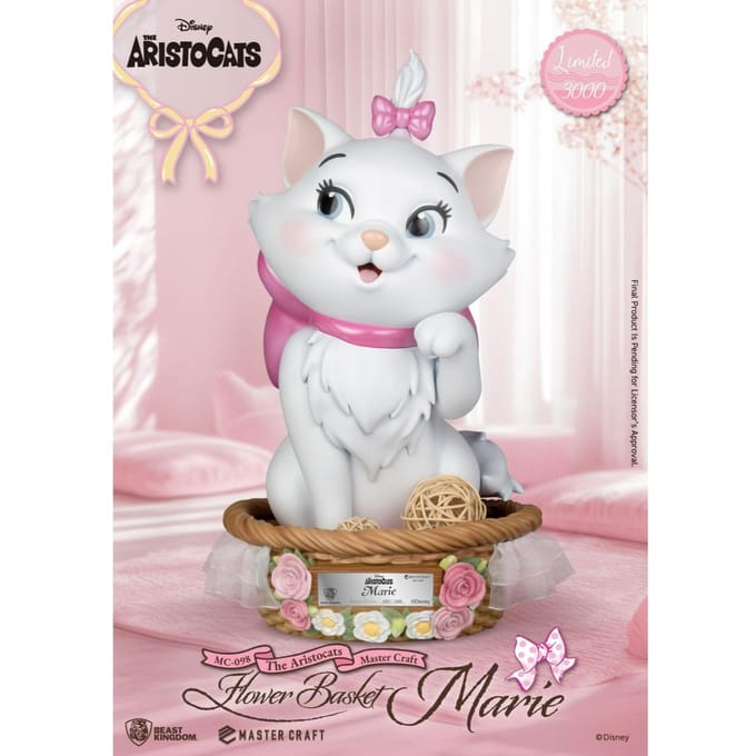 Beast Kingdom Toys Aristocats Master Craft Statue Flower Basket Marie 32 cm Beeld