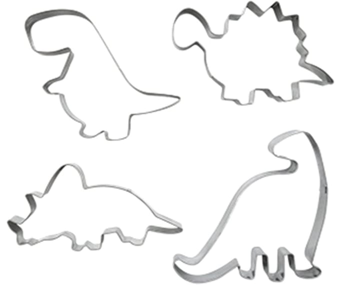 Set van 4 dinosaurus uitstekers Zenker Uitstekers
