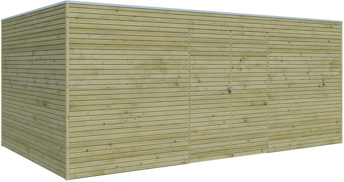 Woodlands Blokhut QB Groen Geïmpregneerd 510 x 300 cm