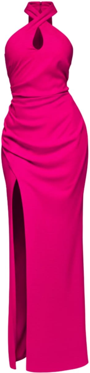 LARICA Jurk - Rits - Jurk Fuchsia XL
