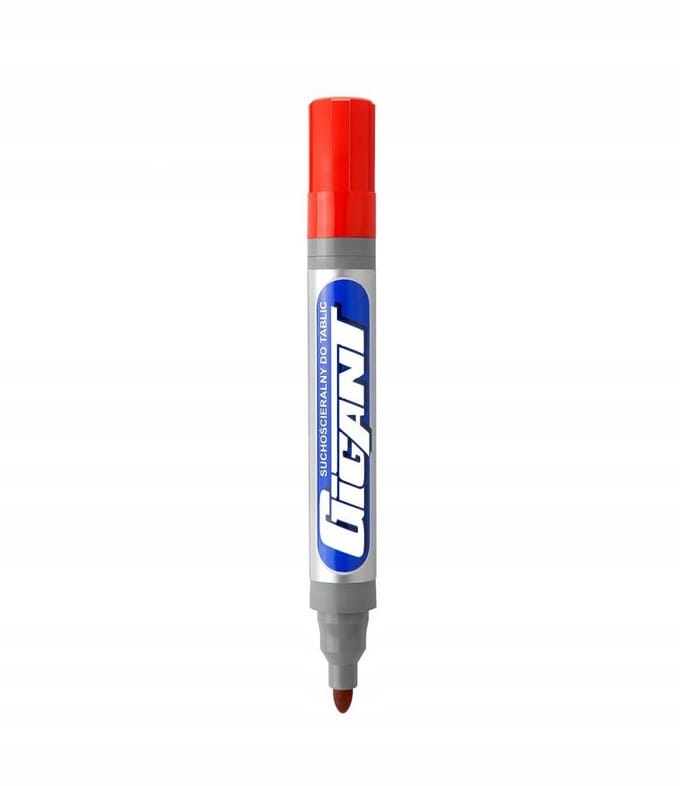 Kamet Rode Droog Uitwisbare Marker voor Whiteboards - 1 Stuk