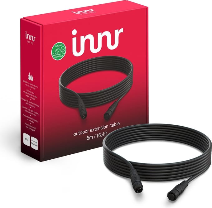 Innr slimme buitenverlichting verlengkabel 5 meter - smart outdoor extension cable