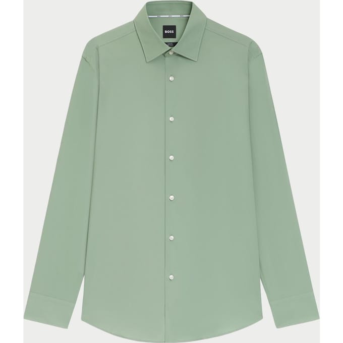 Slim Fit businesshemd van katoenmix model 'H-HANK-KENT'