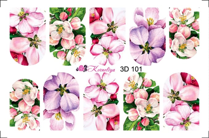 Korneliya 3D Waterdecal - 3D 101