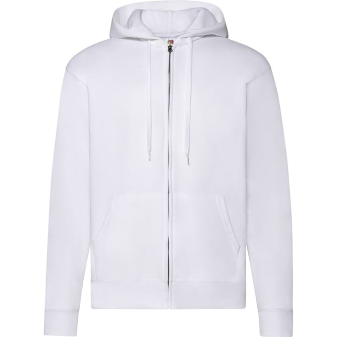 Fruit of the Loom Klassiek capuchonjack voor volwassenen (Wit)
