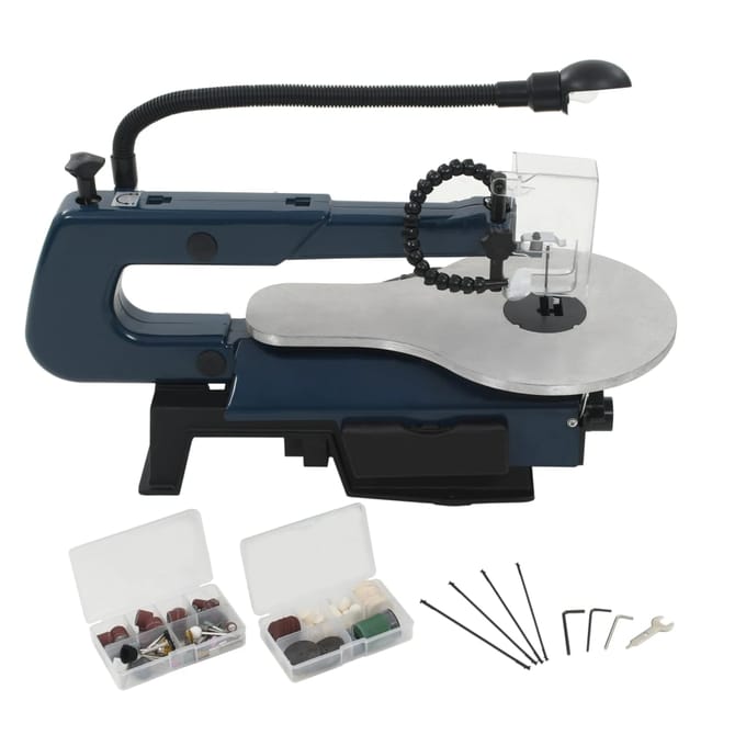 vidaXL - Figuurzaagmachineset - 125 - W - 252 - mm - 108-delig