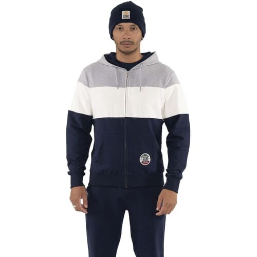 Capuchon sweaters Leone 1947 Man Hoody Full Zip Varsity