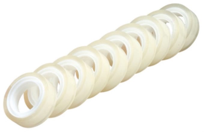 Plakband transparant, 33 m x 12 mm, plastic