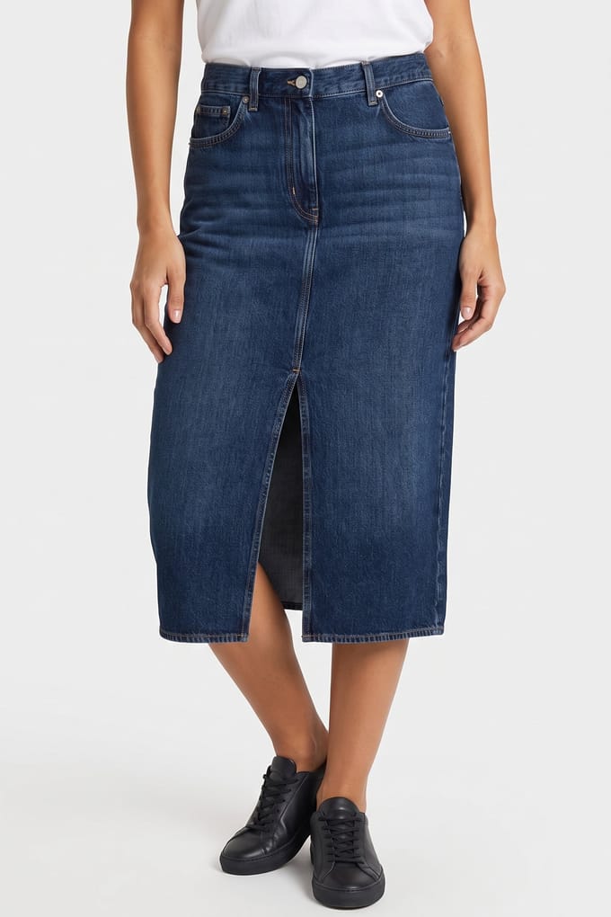 ARKET Jabba Denim Skirt Blue Größe: 36 | Midiröcke Outlet | Damen | Blau