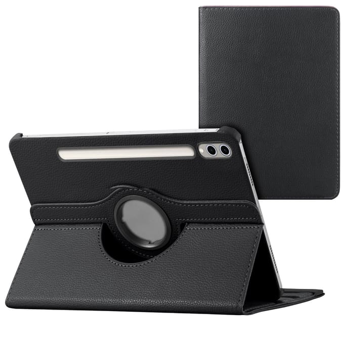 imoshion 360° draaibare Bookcase voor de Samsung Galaxy Tab S10 Plus / Tab S9 FE Plus / Tab S9 Plus - Zwart