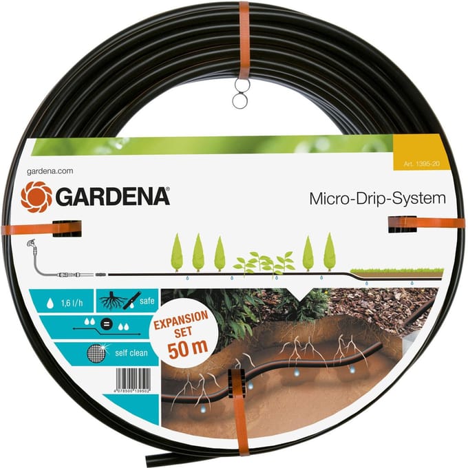 Gardena druppelbuis 13.7mm 50m. uitbreid