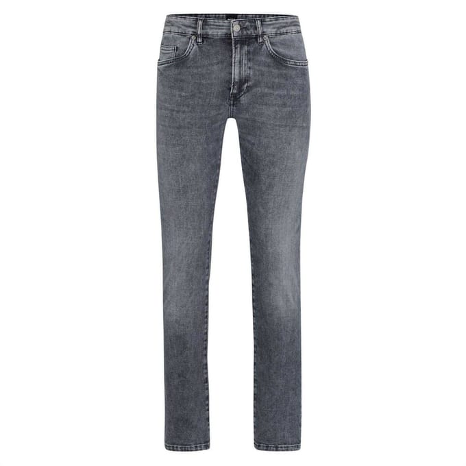 Boss Heren Delaware3 Slim Jeans (Houtskool)