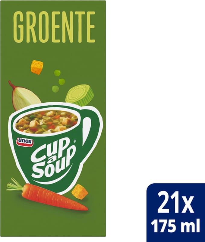 Cup-a-soup unox groente 175ml | Doos a 21 zak