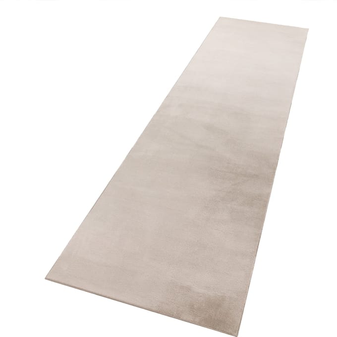 Zacht kleed Solina beige 80x300 cm