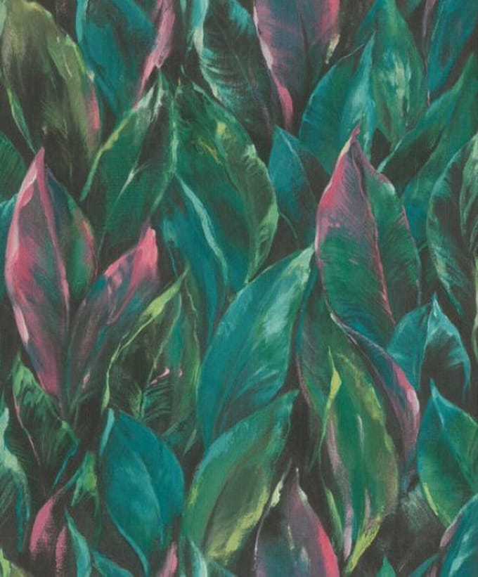 Rasch Curiosity 537352 – Vliesbehang Botanical Tropische Bladeren