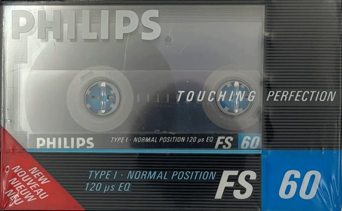 Philips FS60 Cassettebandje – Type I – 60 min – Normal – Gesealed